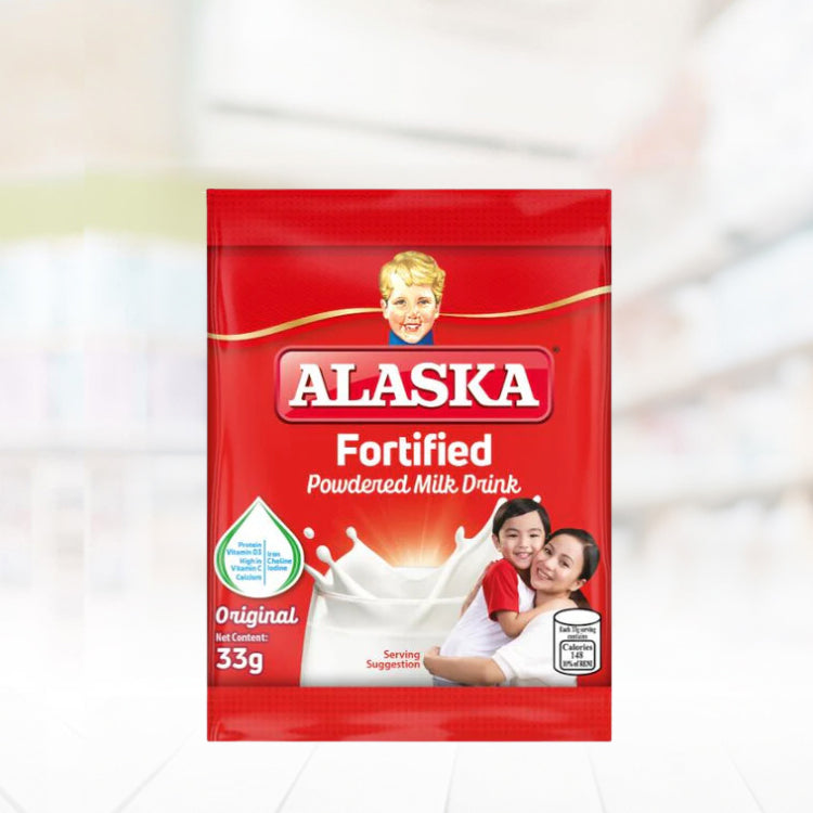 Alaska Fortified Powdered Milk 33g (By 6&