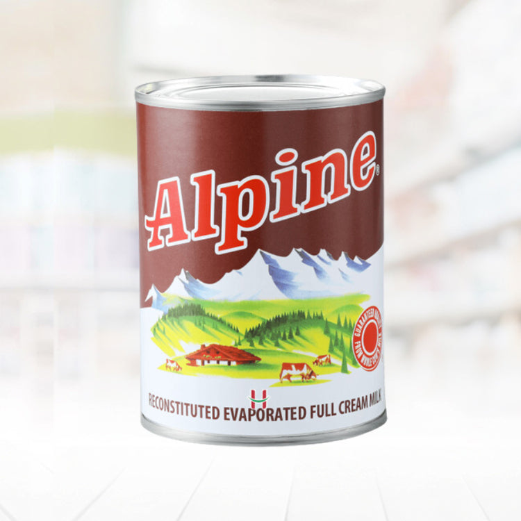 Alpine Evaporated Full Cream Milk 370ml
