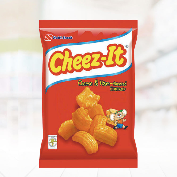Cheez-It Cheese & Ham Flavored Crackers 90g
