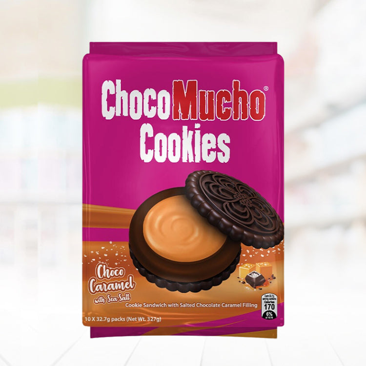 Choco Mucho Cookies Choco Caramel 10x32g