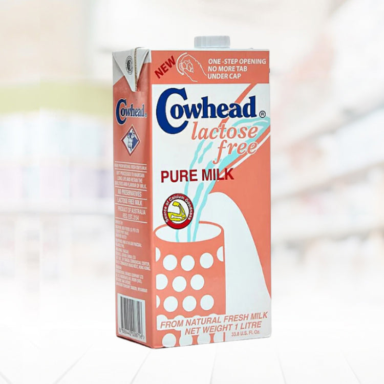 Cowhead Lactose Free Pure Milk 1L