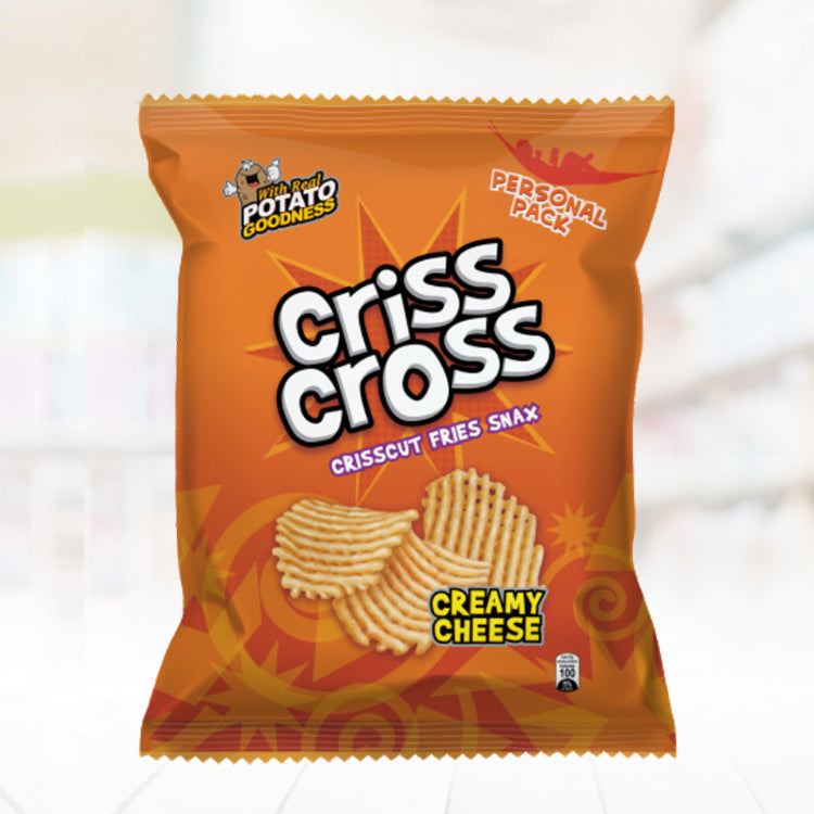 Criss Cross Creamy Cheese 65g