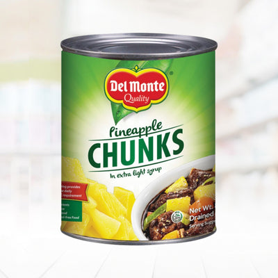 Del Monte Pineapple Chunks In Extra Light Syrup