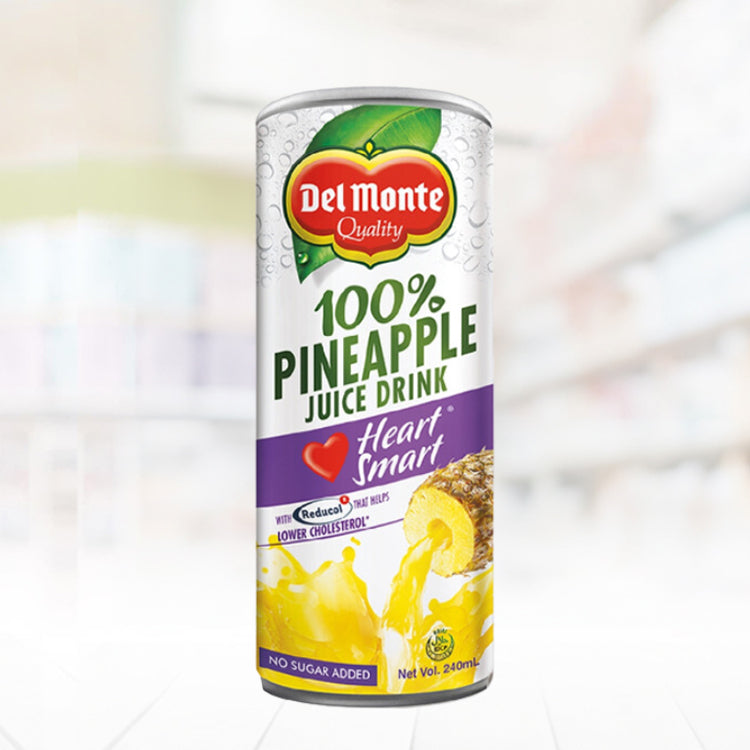 Del Monte Pineapple Juice Drink Heart Smart 240ml
