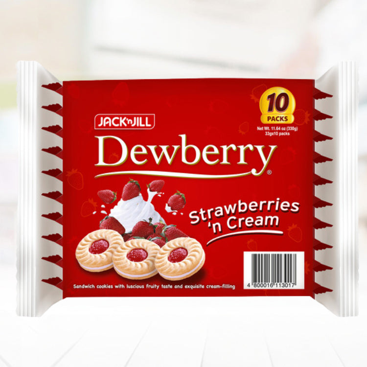 Dewberry Strawberries N Cream 33gx10 (330g)