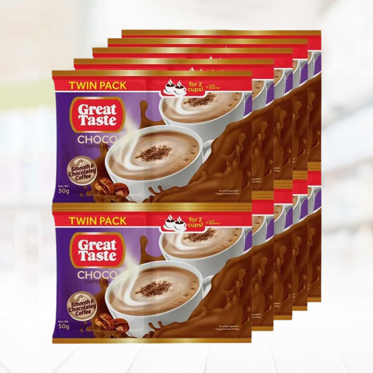 Great Taste Choco Coffee Mix Twin Pack 50g (10sachets)