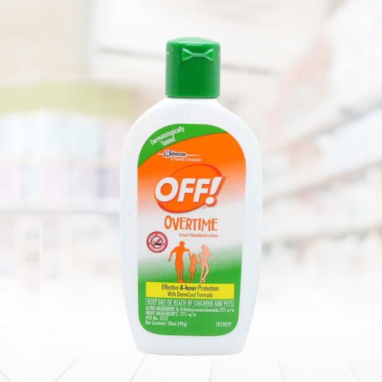 Johnson Off! Overtime Insect Repellent Lotion 50ml