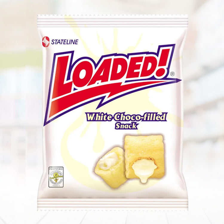 Loaded White Choco-filled snack 65g