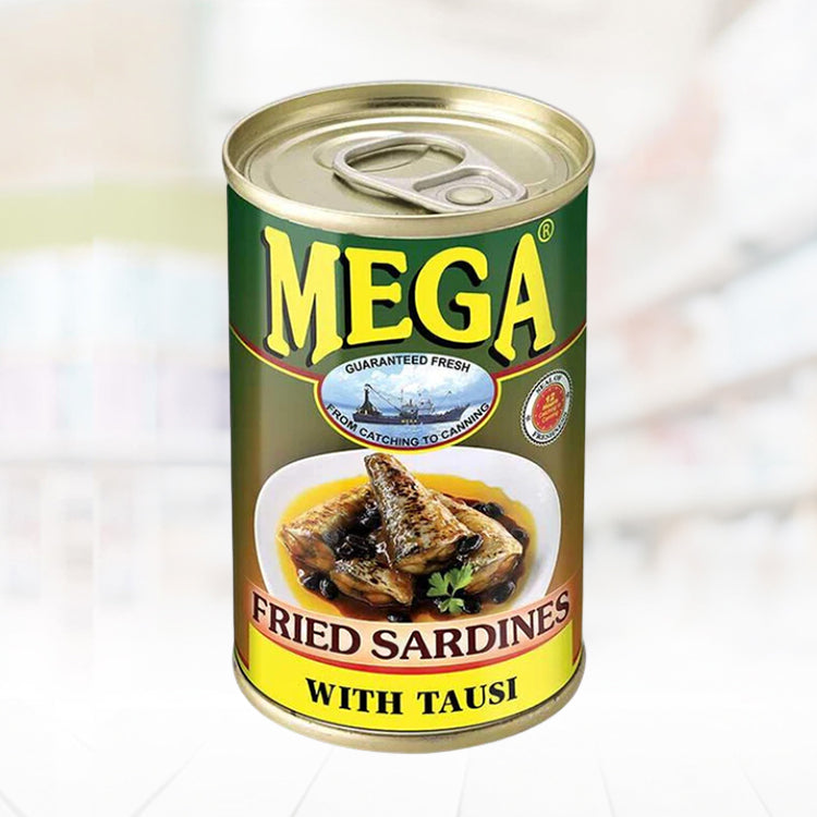 Mega Fried Sardines with Tausi 155g