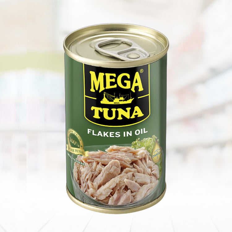 Mega Tuna Flakes In Oil 155g