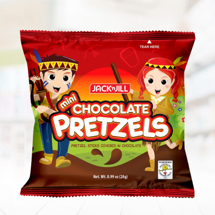 Mini Chocolate Pretzels 28g