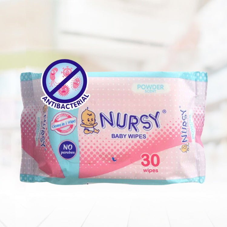 Nursy Baby Wipes Powder Scent