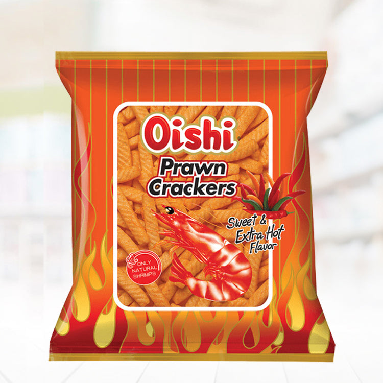 Oishi Prawn Crackers Sweet & Extra Hot 24g