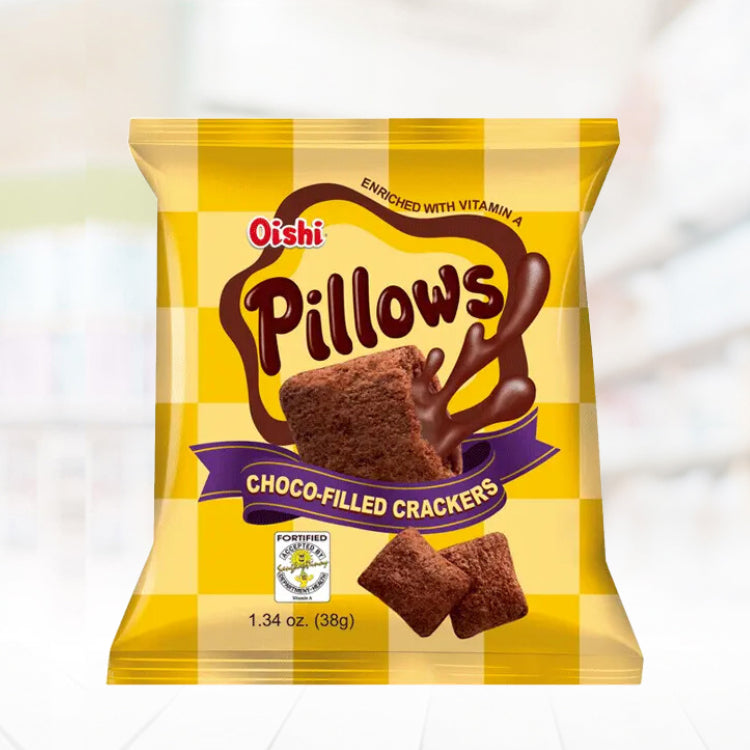 Pillows Choco Filled Crackers 38g