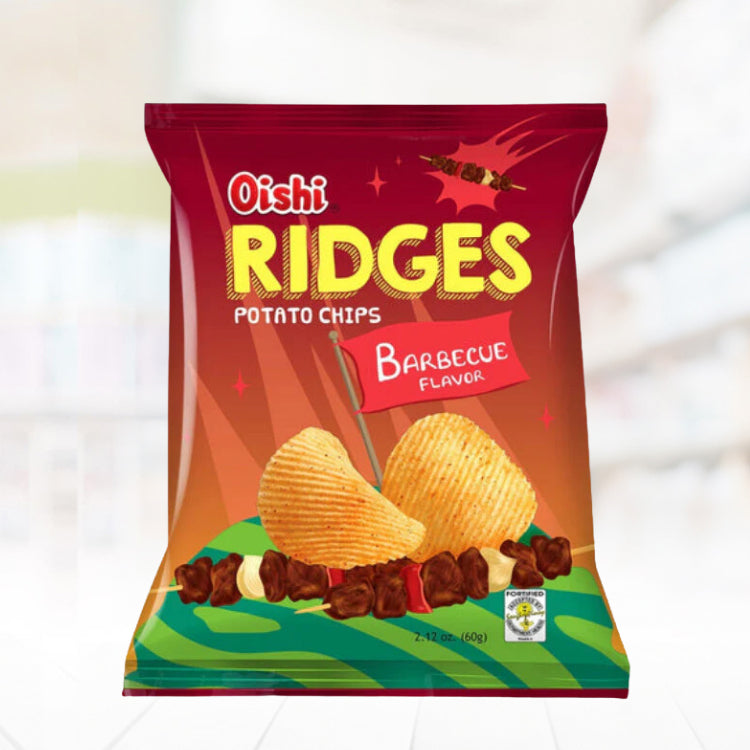 Ridges Potato Chips BBQ 60g
