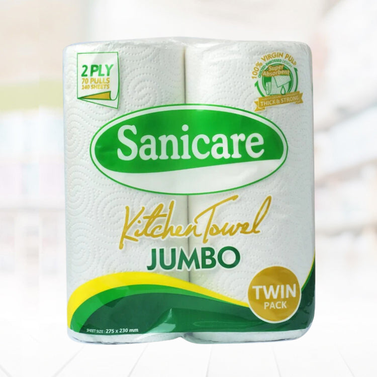 Sanicare Kitchen Towel Twin Pack 70 Pulls