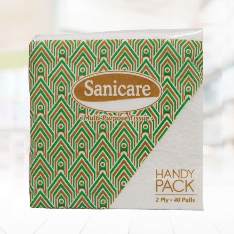 Sanicare Multi-Purpose Tissue Handy Pack 40 Pulls