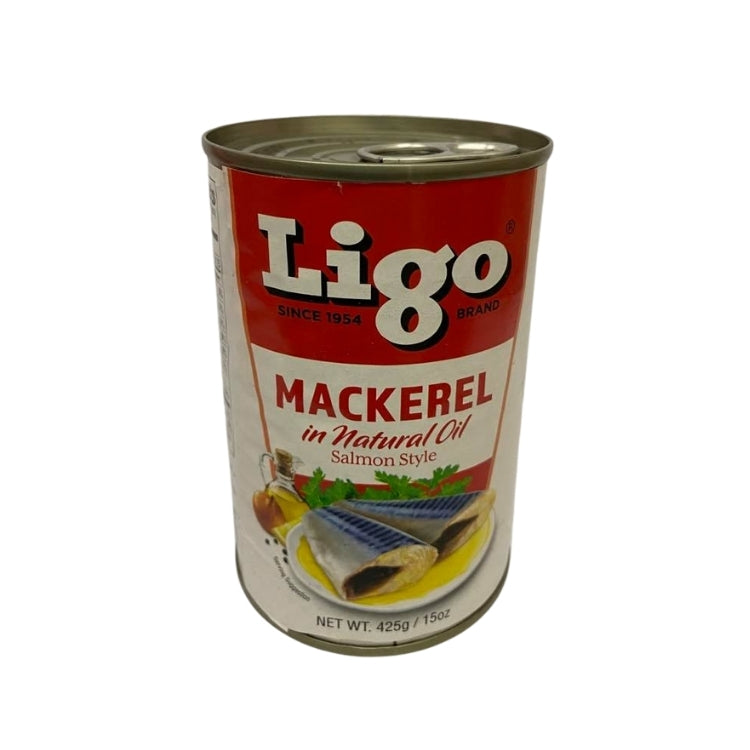 Ligo Mackerel in Natural Oil 425g