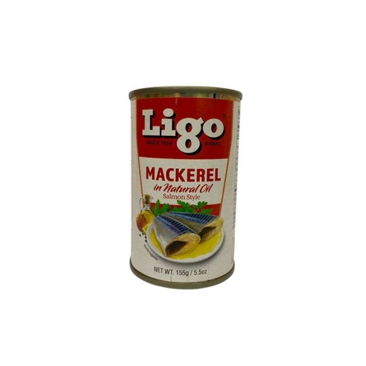 Ligo Mackerel in Natural Oil Salmon Style 155g